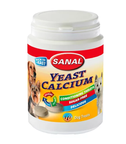 Sanal Yeast-Calcium Suplimente pentru câini 150 g