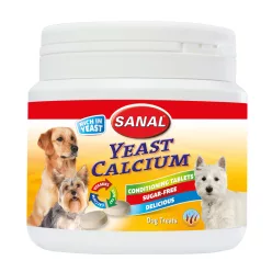 Sanal Yeast-Calcium Suplimente pentru câini 350 g