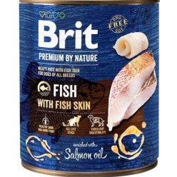   Brit Premium by Nature Hrană umedă pentru câini adulți, cu pește 800g