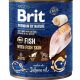 Brit Premium by Nature Hrană umedă pentru câini adulți, cu pește 800g