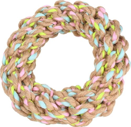 AniOne Jucărie pentru câine, inel din cânepă