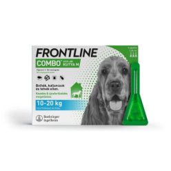   Frontline Combo Pipetă antiparazitară M (10-20 Kg) X 3 pipete