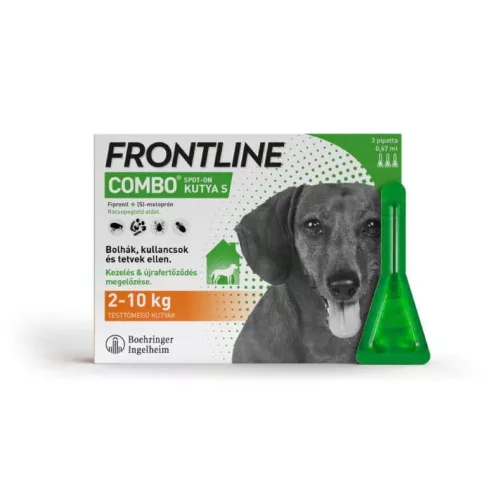 Frontile Combo Pipetă antiparazitară S (2-10kg) 3 pipete