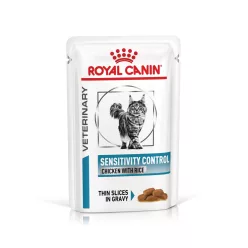   Royal Canin Veterinary Sensitivity Control Hrană umedă pentru pisici adulte cu pui 85 g