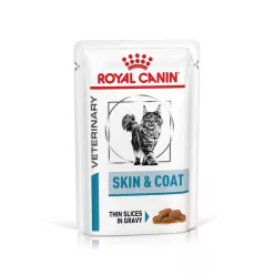   Royal Canin Veterinary Skin & Coat Hrană umedă pentru pisici adulte 85 g