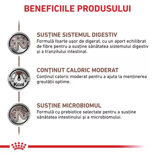 Royal Canin Veterinary Gastrointestinal Moderate Calorie Hrană umedă pentru pisici adulte 85 g