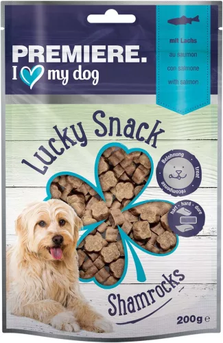 Premiere Lucky Snacks Recompense pentru câini cu somon 200 g