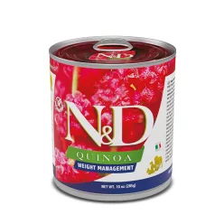   N&D Quinoa Weight Management Hrană umedă pentru câini adulți, cu miel 285 g