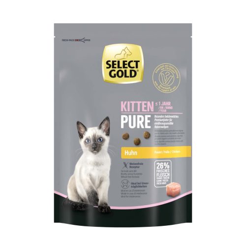 Select Gold Pure Hrană uscată pentru pisici, cu pui 300 g