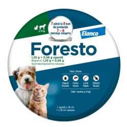   Foresto Zgardă antiparazitară pentru pisici şi câini de talie mică