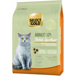   Select Gold British Shorthair Hrană uscată pentru pisici adulte, cu pasăre și somon 2,5 kg