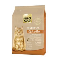   Select Gold Hair&Skin Hrană uscată pentru pisici senioare, cu pasăre și somon 2,5 kg
