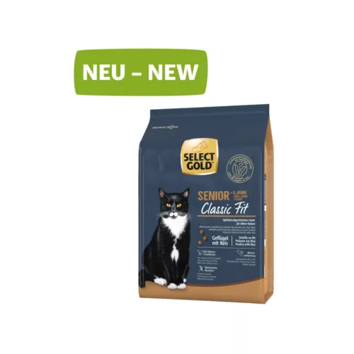 Select Gold Hrană uscată pentru pisici senioare cu pasăre și orez 2.5 kg