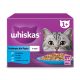 Whiskas hrană umedă pentru pisici adulte, selecții de pește în aspic 12 x 85 g