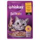 Whiskas Tasty Mix hrană umedă pentru pisici adulte, cu miel și curcan în sos 85 g