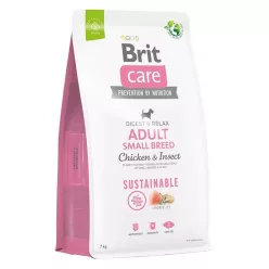   Brit Care Sustainable Hrană uscată pentru câini adulți de talie mică, cu pui și insecte 3 kg