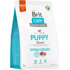   Brit Care Hypoallergenic Hrană uscată pentru câini juniori, cu miel 3 kg