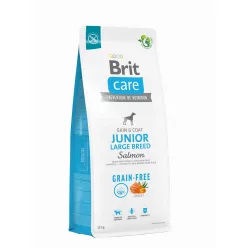   Brit Care Grain Free Hrană uscată pentru câini juniori de talie mare, cu somon și cartofi 12 kg