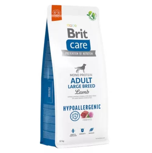 Brit Care Hypoallergenic Hrană uscată pentru câini adulți de talie mare, cu miel 12 kg