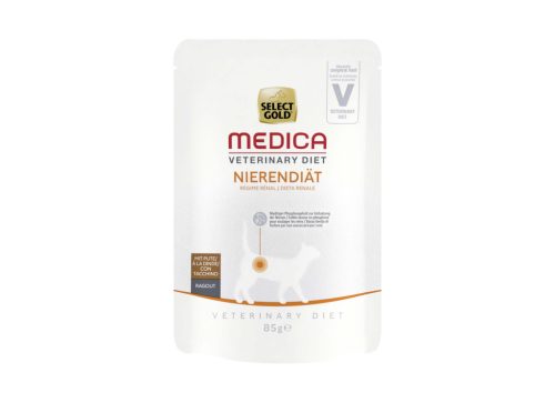 Select Gold Medica Pliculețe pentru pisici, susținerea funcției renale, cu curcan 85 g