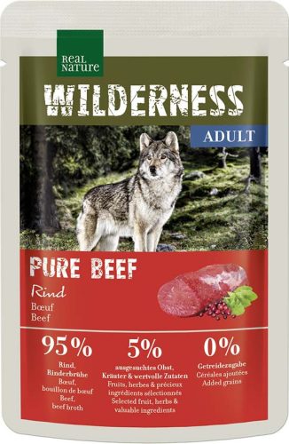Real Nature Wilderness Hrană pentru câini, cu vită 100g