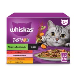   Whiskas Tasty Mix Chef's Choice hrană umedă pentru pisici adulte 12 x 85 g