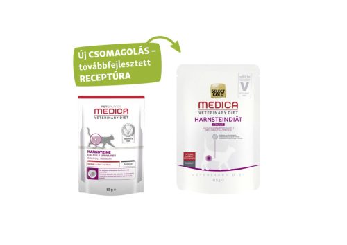 Select Gold Medica Pliculețe pentru pisici împotriva pietrelor urinare, cu vită 85 g
