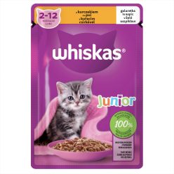   Whiskas Junior hrană umedă pentru pisici junioare, cu pui în aspic 85 g