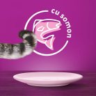 Whiskas hrană umedă pentru pisici adulte, cu somon în sos 85 g