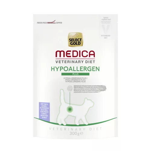 Select Gold Medica Hipoalergenic Plus Hrană pentru pisici cu pește 300 g