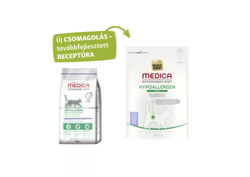 Select Gold Medica Hipoalergenic Plus Hrană pentru pisici cu pește 300 g