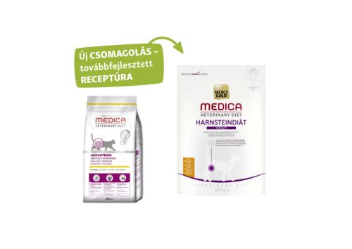 Select Gold Medica Hrană uscată pentru pisici împotriva pietrelor urinare, cu pui 300 g