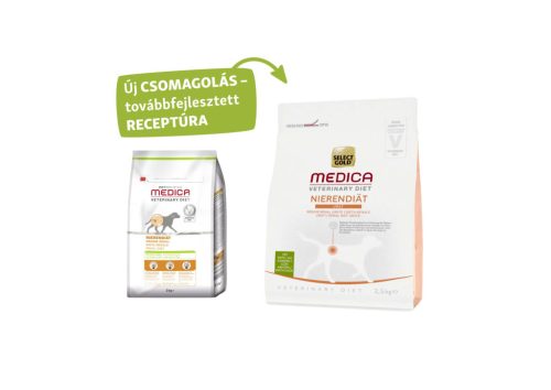 Select Gold Medica Hrană uscată pentru câini adulți, susținerea funcției renale, cu rață 2,5 kg