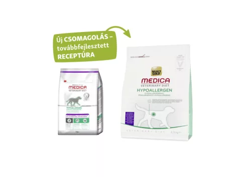 Select Gold Medica Hrană hipoalergenică pentru câini cu carne de cal și cartof 2,5 kg