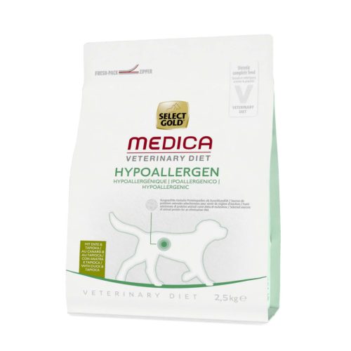 Select Gold Medica Hrană uscată hipoalergenică pentru câini, cu rață 2,5 kg