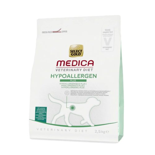 Select Gold Medica Hrană uscată hipoalergenică pentru câini, cu somon și cartofi 2,5 kg