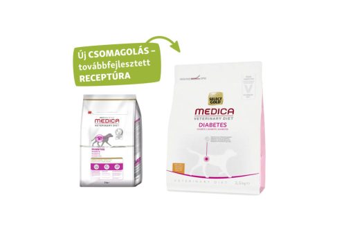 Select Gold Medica Hrană uscată pentru câini diabetici, cu pasăre, 2,5 kg