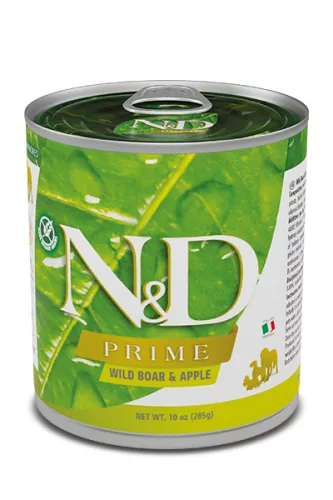 N&D Prime Hrană umedă pentru câini adulți, cu mistreț 285 g