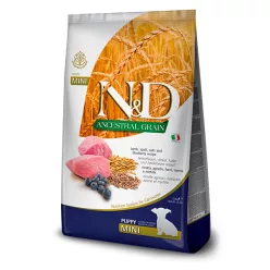   N&D Ancestral Grain Hrană uscată pentru câini junior de talie mică, cu miel 800 g
