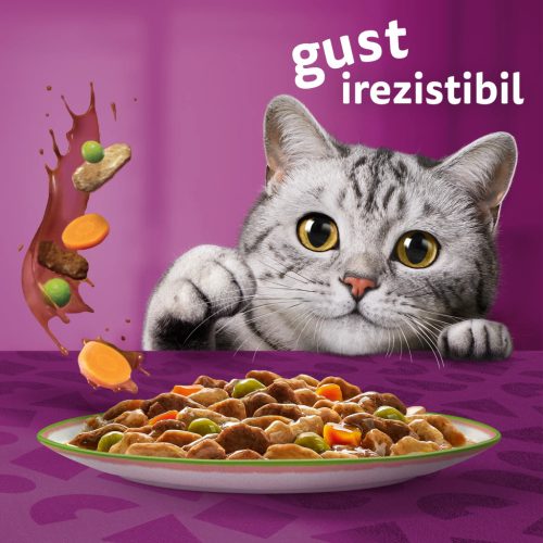 Whiskas Tasty Mix Chef's Choice hrană umedă pentru pisici adulte 4 x 85 g