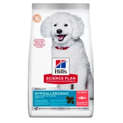   Hill's Hypoallergenic Hrană uscată pentru câini adulți de talie mică, cu somon 1.5 kg