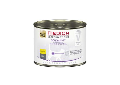 Select Gold Medica Hrană umedă pentru pisici cu dietă ușoară, cu pui 200 g