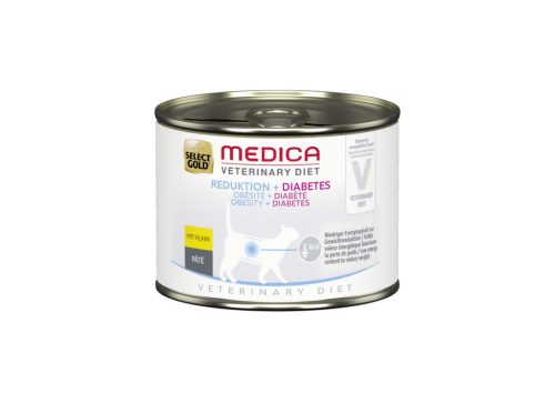 Select Gold Medica Hrană umedă pentru pisici diabetice, cu pui 200 g