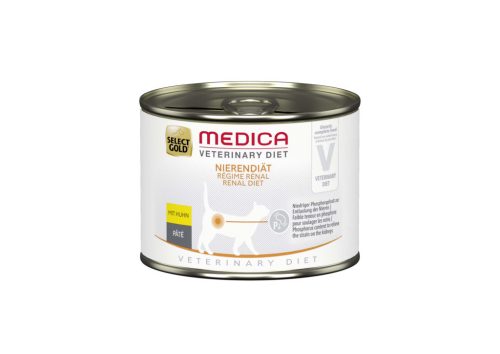 Select Gold Medica Hrană umedă pentru pisici adulte, susținerea funcției renale, cu pui 200 g