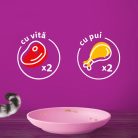 Whiskas Junior hrană umedă pentru pisici junioare, selecții clasice în sos de carne 4 x 85 g