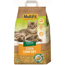   MultiFit Corn Comfort Așternut aglomerant din fibre vegetale pentru litieră 7 l
