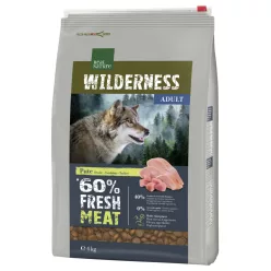   Real Nature Wilderness Hrană uscată pentru câini, cu curcan 4 kg