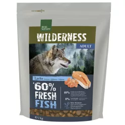   Real Nature Wilderness Hrană uscată pentru câini, cu pește 1 kg