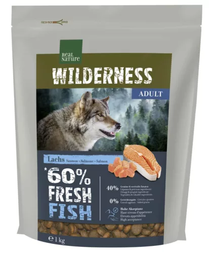 Real Nature Wilderness Hrană uscată pentru câini, cu pește 1 kg