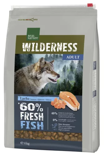 Real Nature Wilderness Hrană uscată pentru câini, cu pește 4 kg